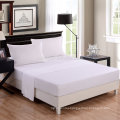 Percale Hotel Lined Bed Skirt with Elastic Fitted Sheet